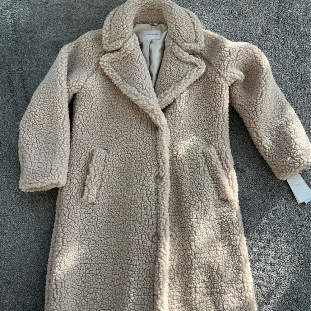 New with tags teddy bear coat